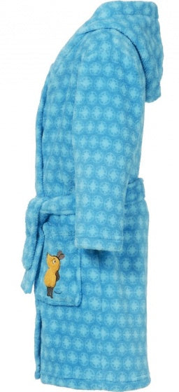 badjas Muis junior fleece blauw maat 146/152