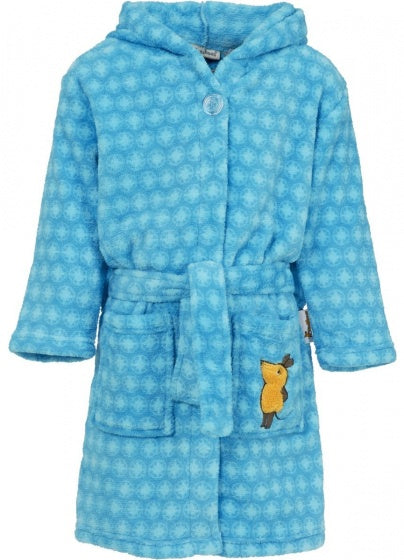 badjas Muis junior fleece blauw maat 146/152