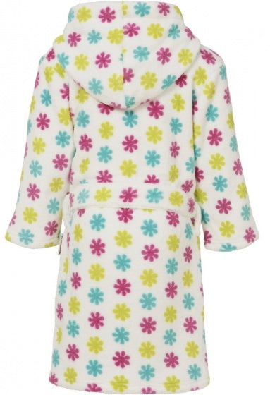 badjas Muis meisjes fleece wit/roze/mint maat 86/92