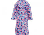 badjas viooltjes meisjes roze/blauw/wit maat 74/80