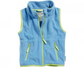 bodywarmer fleece junior blauw/groen maat 74