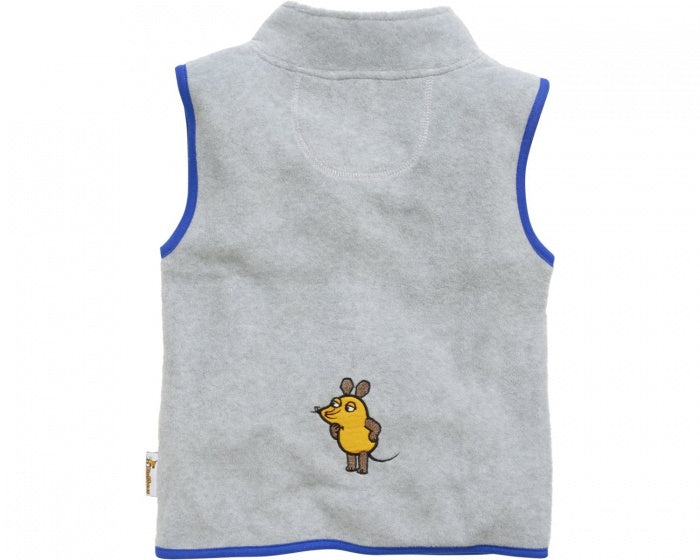 bodywarmer fleece Muis junior grijs maat 86