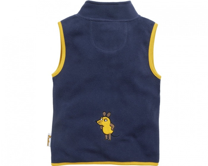 bodywarmer fleece Muis junior navy maat 98