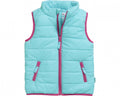 bodywarmer gevoerd turquoise maat 86