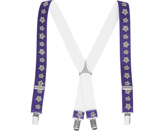 edelweiß bretels donkerblauw maat 70