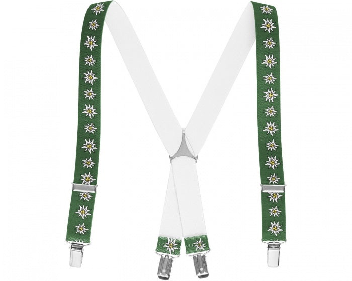 edelweiß bretels groen maat 60