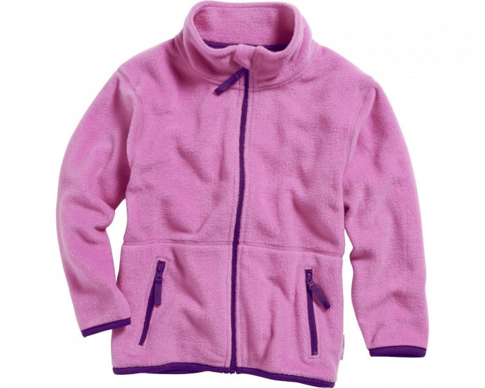 fleecejas meisjes roze/paars maat 104