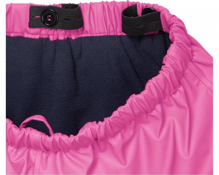 gevoerde regenbroek roze maat 92