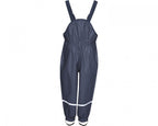 gevoerde regentuinbroek blauw maat 86