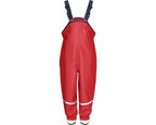 gevoerde regentuinbroek rood maat 140