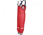 gevoerde regentuinbroek rood maat 140