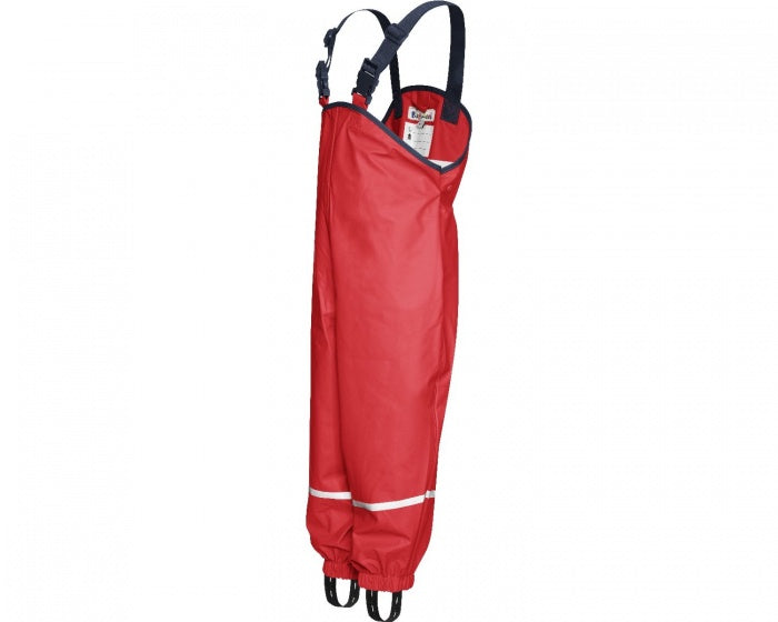 gevoerde regentuinbroek rood maat 98