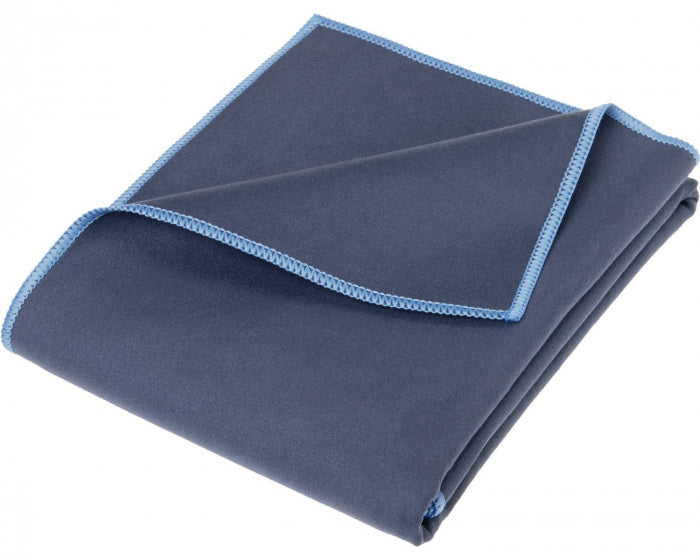 fleecehanddoek junior 50 x 100 cm polyester navy