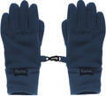 handschoenen junior fleece navy maat 4