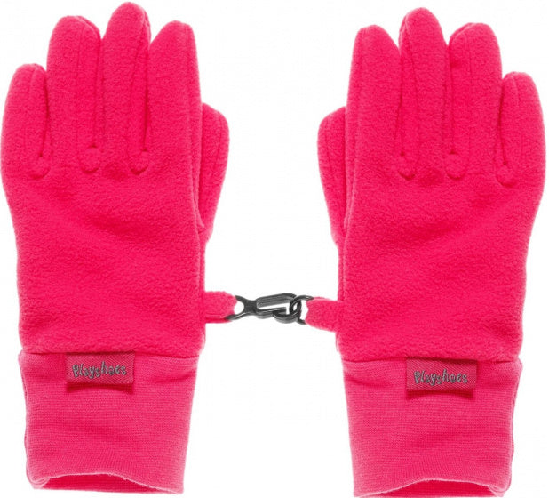 handschoenen junior fleece roze maat 6