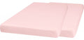 hoeslaken junior 140 x 70 cm katoen lichtroze 2 stuks