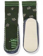 Playshoes Huissloffen Edelweiß junior groen/blauw maat 17/18