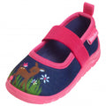 Playshoes Instappers hertje meisjes navy/roze maat 18/19