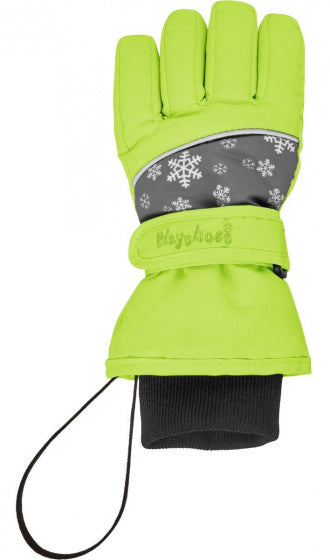 vingerhandschoenen junior polyester groen mt 3/4 jaar