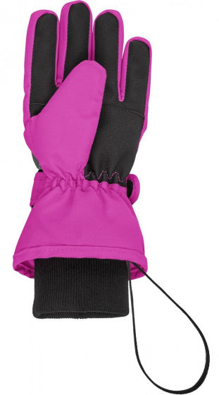 vingerhandschoenen junior polyester roze mt 5/6 jaar