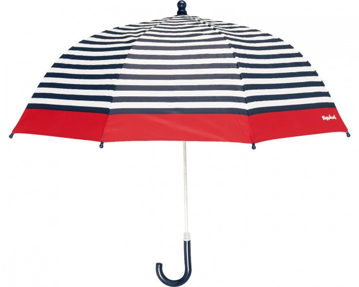 kinderparaplu junior 70 cm polyester blauw/wit