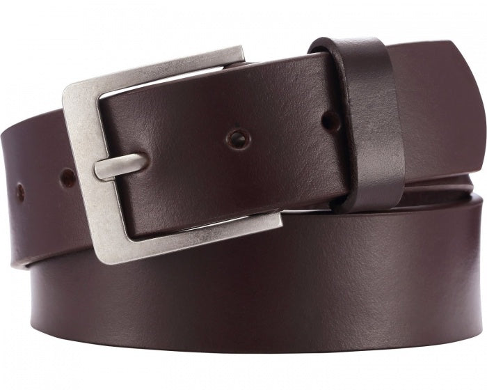 leren riem bruin 3 cm maat 55