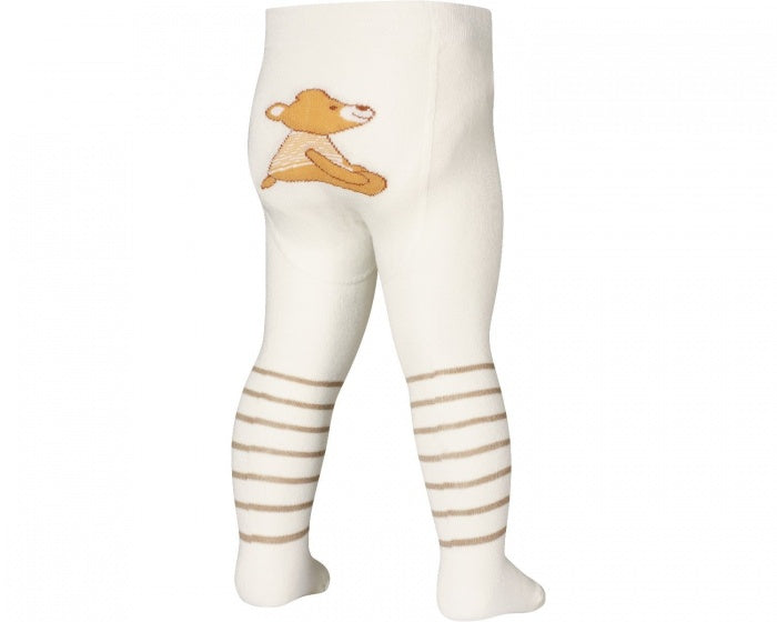Playshoes Maillot Beer meisjes katoen crème/bruin maat 62/68