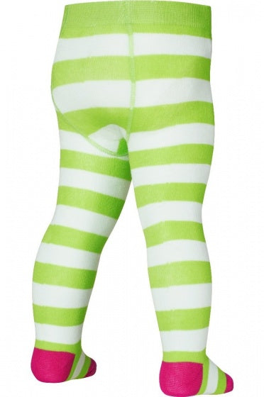 maillot gestreept meisjes katoen groen maat 50/56