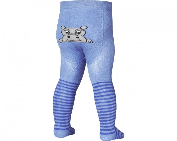 Playshoes Maillot Nijlpaard meisjes katoen blauw maat 86/92