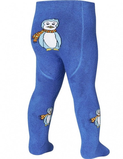 maillot pinguïn meisjes katoen blauw maat 50/56