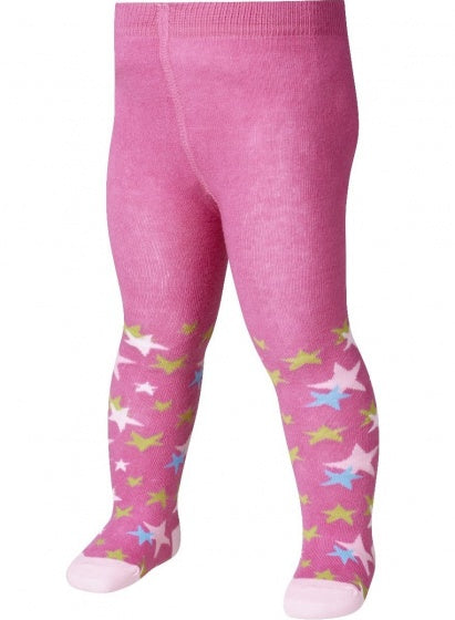 maillot sterren meisjes katoen roze maat 74/80