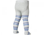Playshoes Maillot Strepen meisjes katoen grijs/blauw maat 62/68