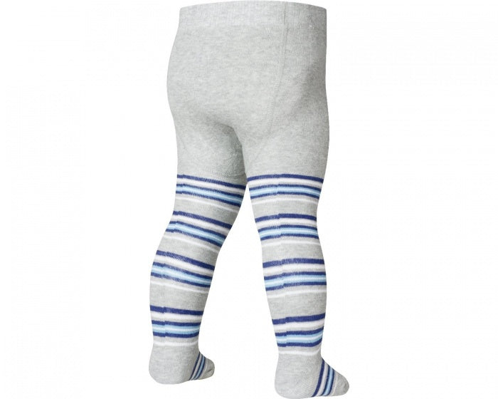 Playshoes Maillot Strepen meisjes katoen grijs/blauw maat 50/56