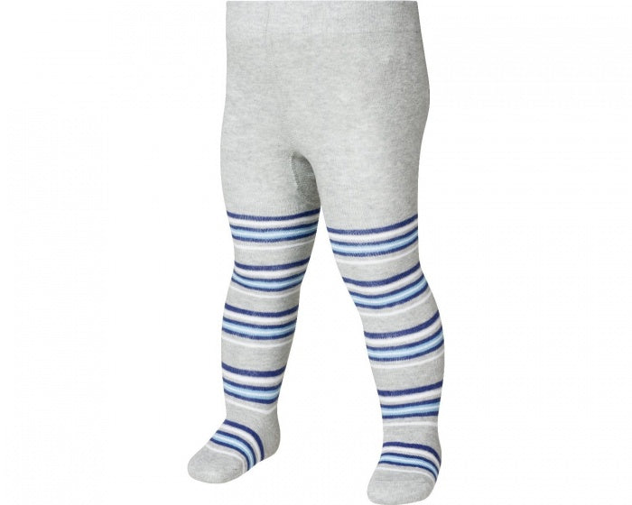 Playshoes Maillot Strepen meisjes katoen grijs/blauw maat 50/56