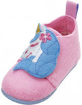 pantoffels Eenhoorn meisjes vilt/textiel roze/blauw mt 28