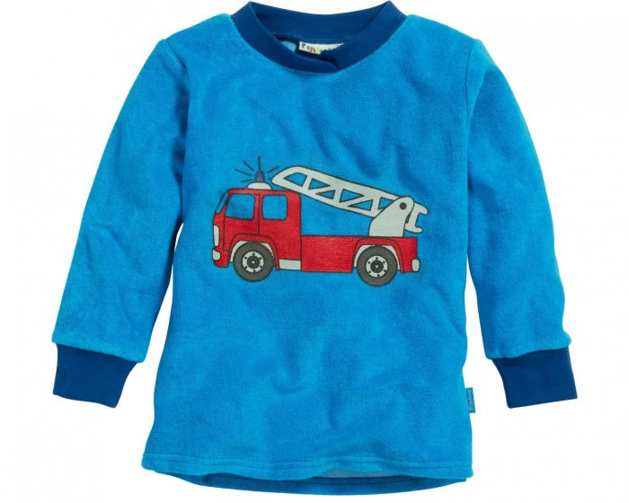 pyjama brandweer blauw jongens maat 92