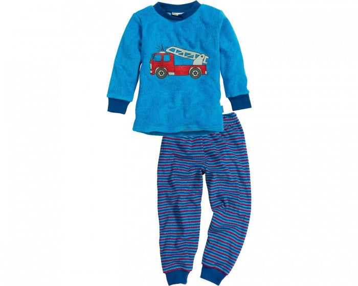 pyjama brandweer blauw jongens maat 92