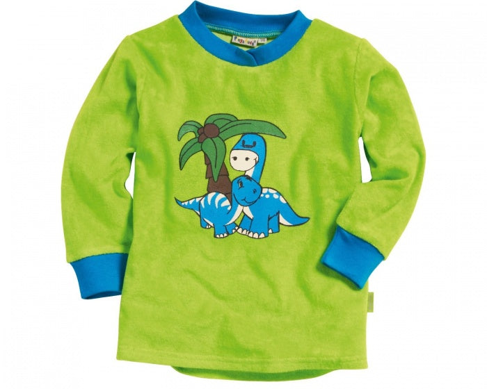 pyjama dino groen jongens maat 92
