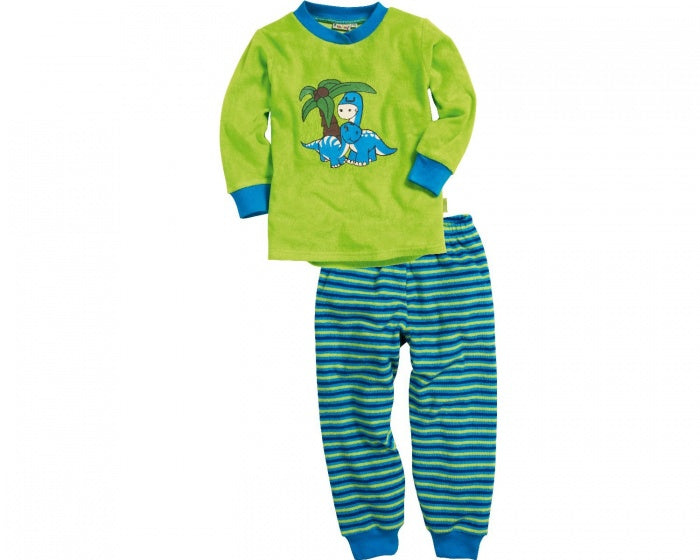 pyjama dino groen jongens maat 92