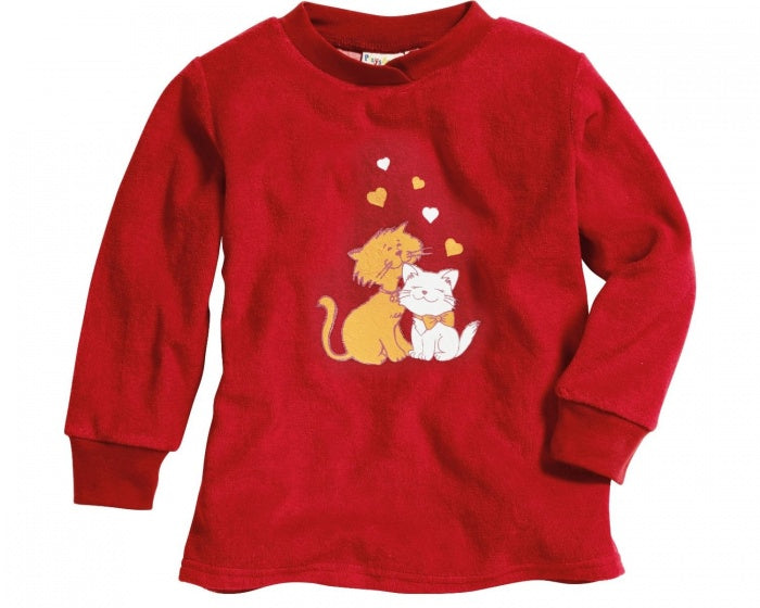 pyjama katten rood meisjes maat 86