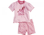 pyjama paarden korte mouw roze meisjes maat 80