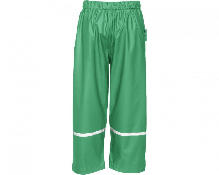 regenbroek met elastische tailleband groen junior maat 80