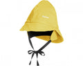 regenhoed met fleecevoering junior geel 47 cm
