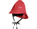 regenhoed met fleecevoering junior rood 47 cm