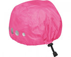 regenhoes fietshelm polyester roze maat S