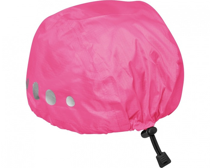 regenhoes fietshelm polyester roze maat S
