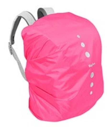 regenhoes rugzak polyester 30-55 liter roze maat L
