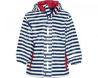 regenjas Maritiem navy/wit junior maat 140