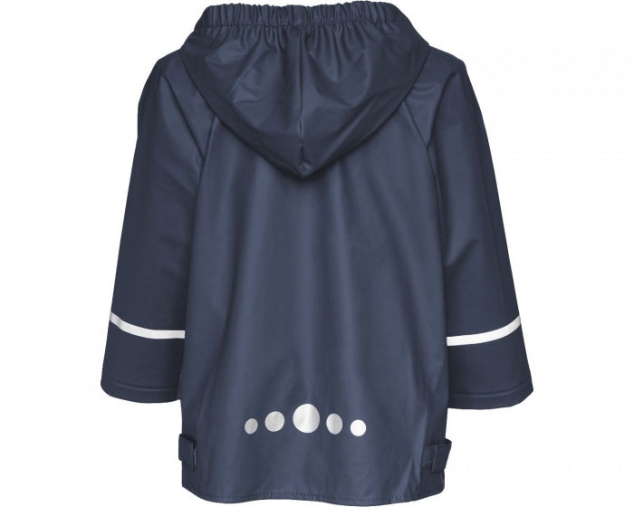 regenjas navy junior maat 98