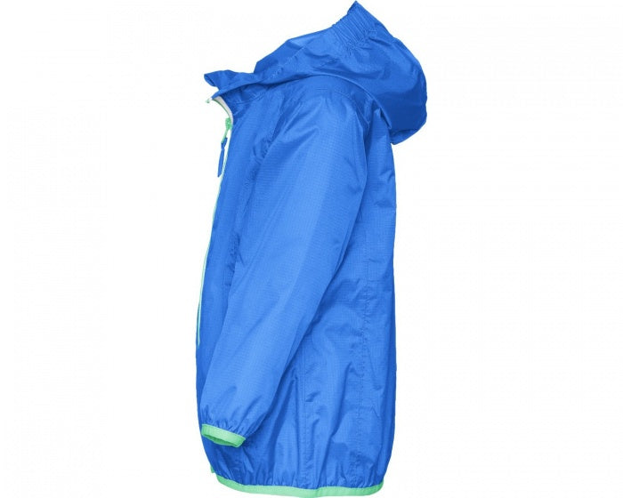 regenjas opvouwbaar blauw junior maat 92